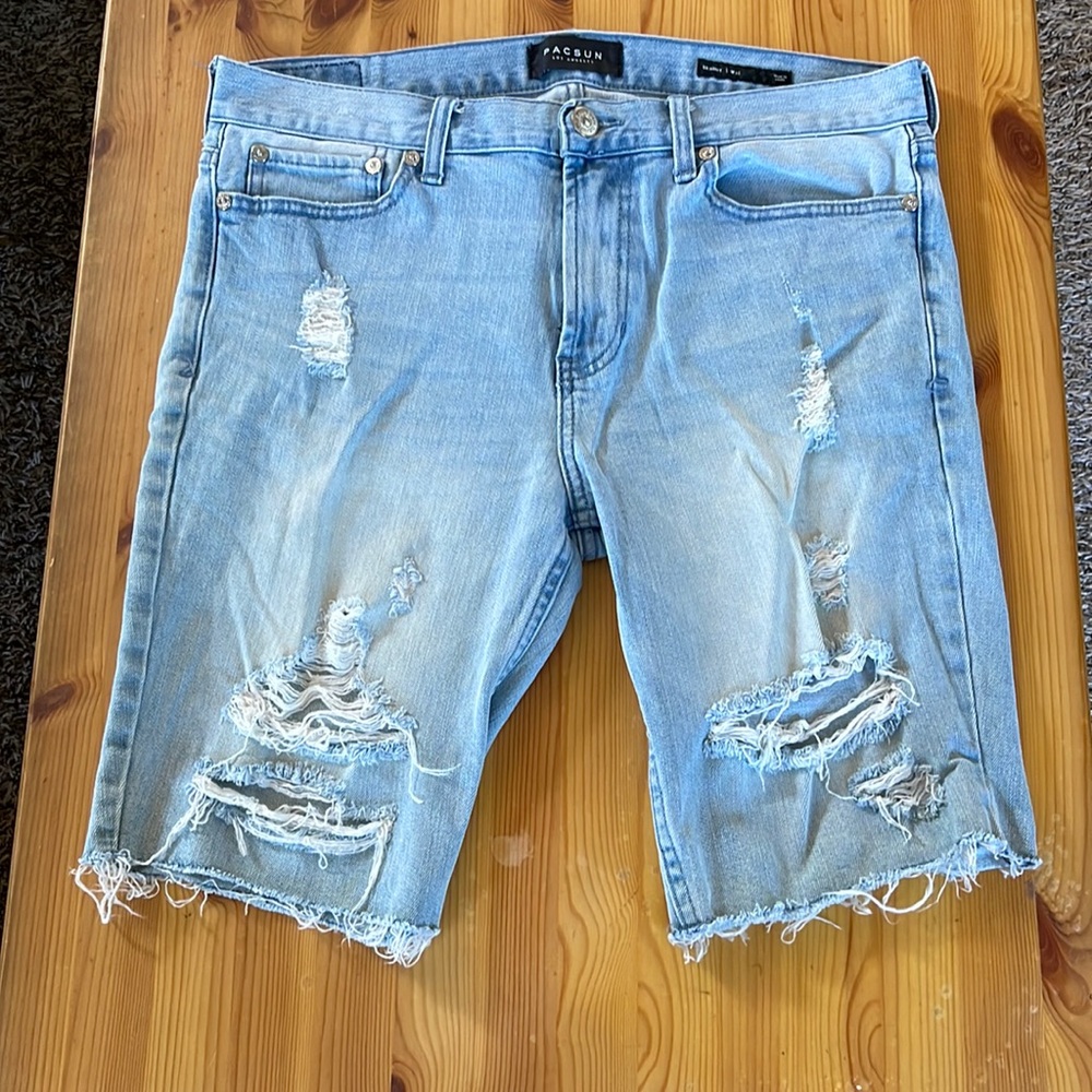 PacSun Light Denim Shorts
